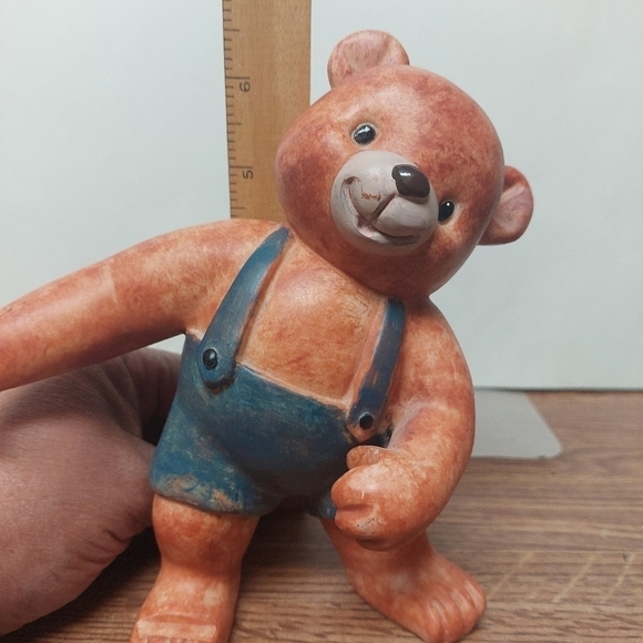 Teddy Bear. Solid clay. - Picture 7 of 8